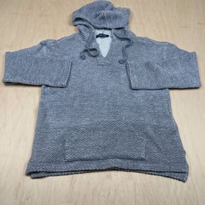Ocean Drive "striped" Fleece Hoodie (L)